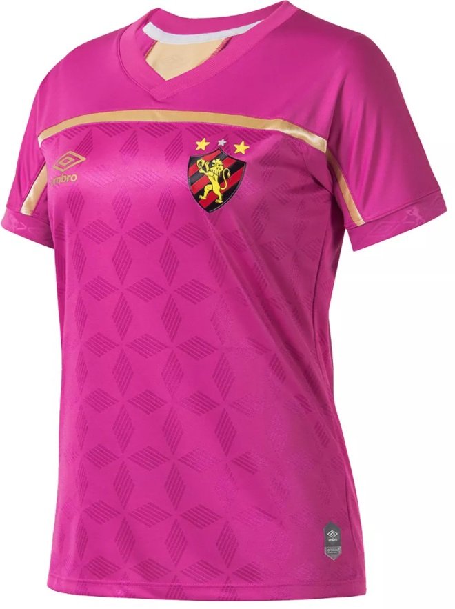 Camisa feminina oficial Umbro Sport Recife 2020 outubro rosa